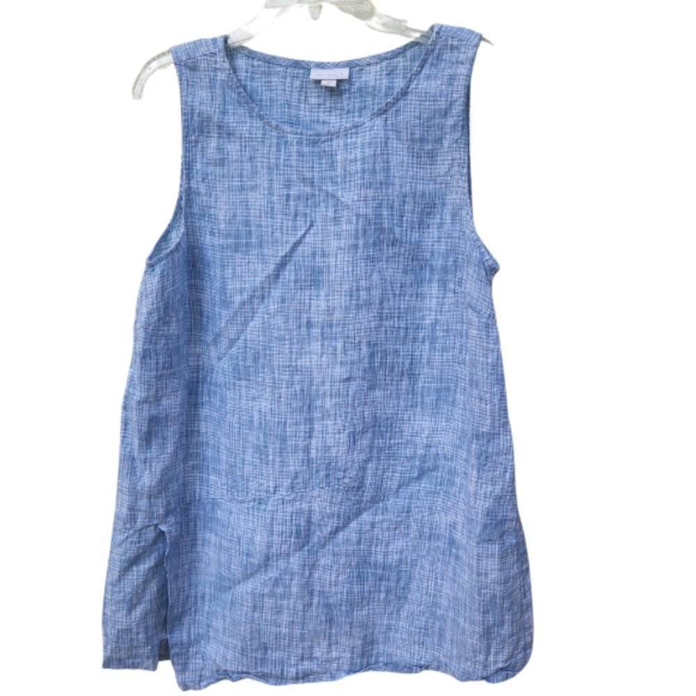 Pure Jill Linen Tunic Top Womens Size Medium J. Jill